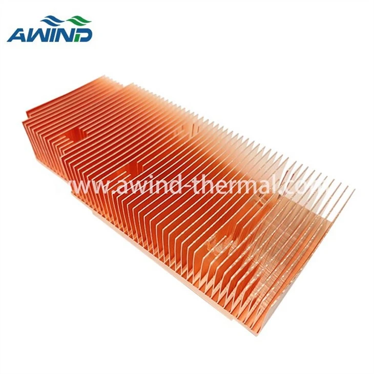 Copper Skiving Fins Heatsinks Radiator